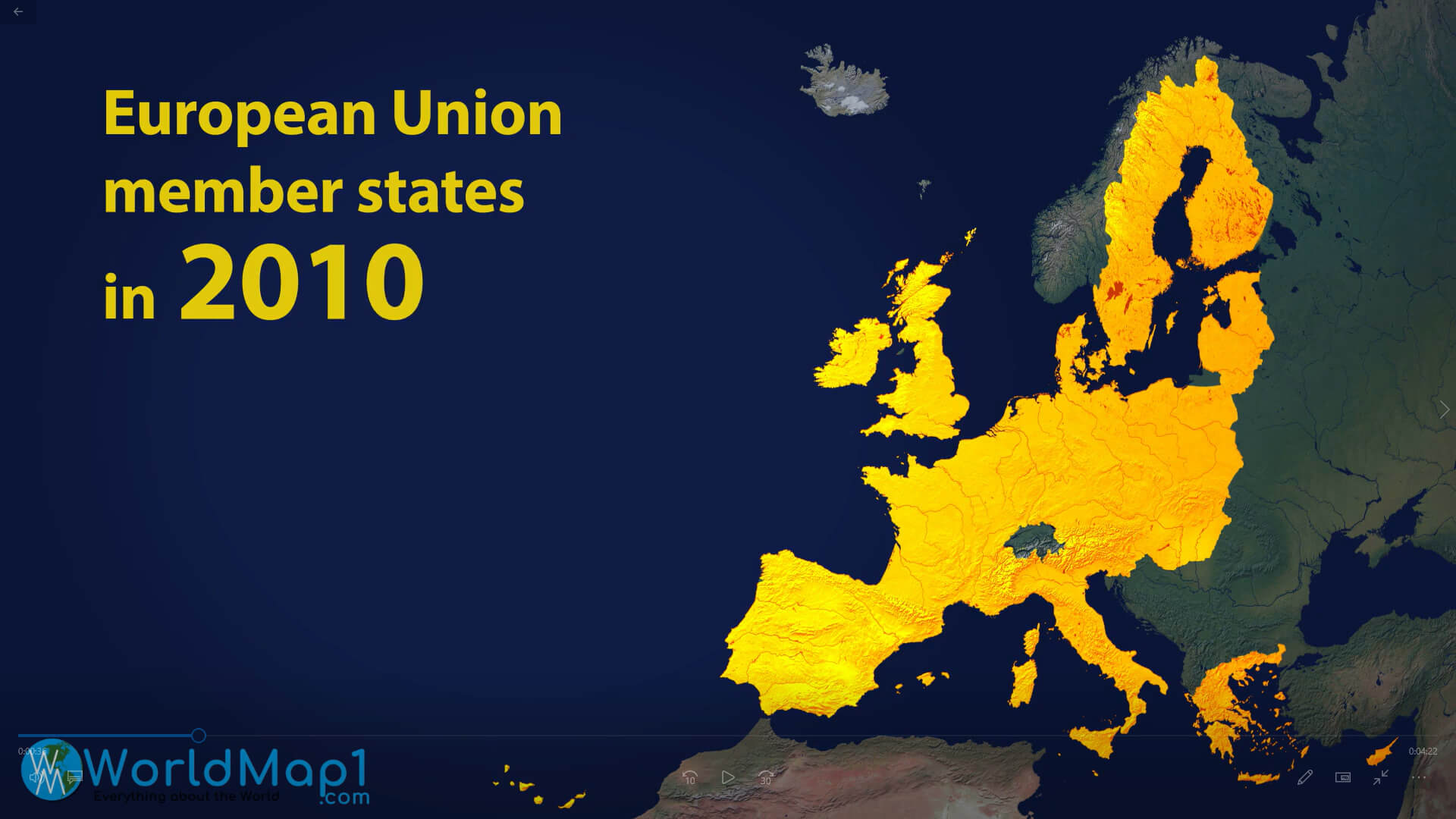 Avrupa Birliği Üye Devletleri Haritası 2010
